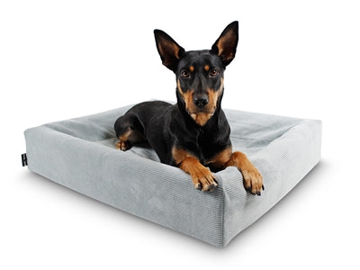 Bia Bed Rib Hoes Voor Hondenmand Grijs