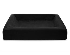 Bia Bed Royal Fluweel Overtrek Hondenmand Zwart