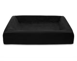 Bia Bed Royal Fluweel Overtrek Hondenmand Zwart