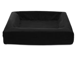 Bia Bed Royal Fluweel Overtrek Hondenmand Zwart