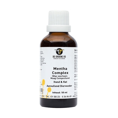 De Groene Os Mentha Complex Hond / Kat 50 ML