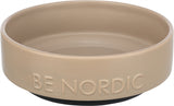 Trixie Be Nordic Voerbak Hond Keramiek / Rubber Taupe 16 CM