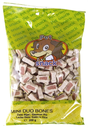 Petsnack Botjes Duo Zalm/Rijst 200 GR (14 stuks)