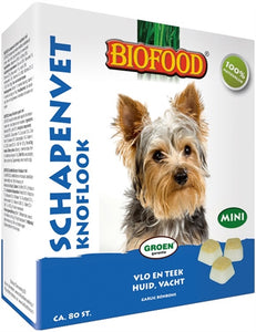 Biofood Schapenvet Mini Bonbons Knoflook 80 ST