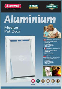 Petsafe Hondenluik Tot 18 Kg Aluminium Wit 620