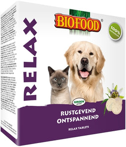 Biofood Relax Hond/Kat Rustgevend/Kalmerend 100 ST