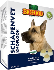 Biofood Schapenvet Maxi Bonbons Knoflook 40 ST