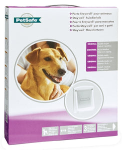 Petsafe Hondenluikje Medium Wit/Transparant 740